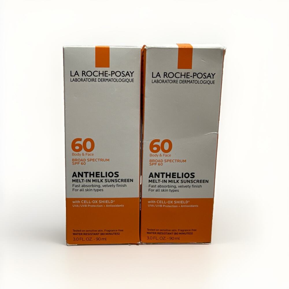 2xNew La Roche-Posay Anthelios Melt-In Milk Sunscreen - 3oz Each Box Exp. 05/28+